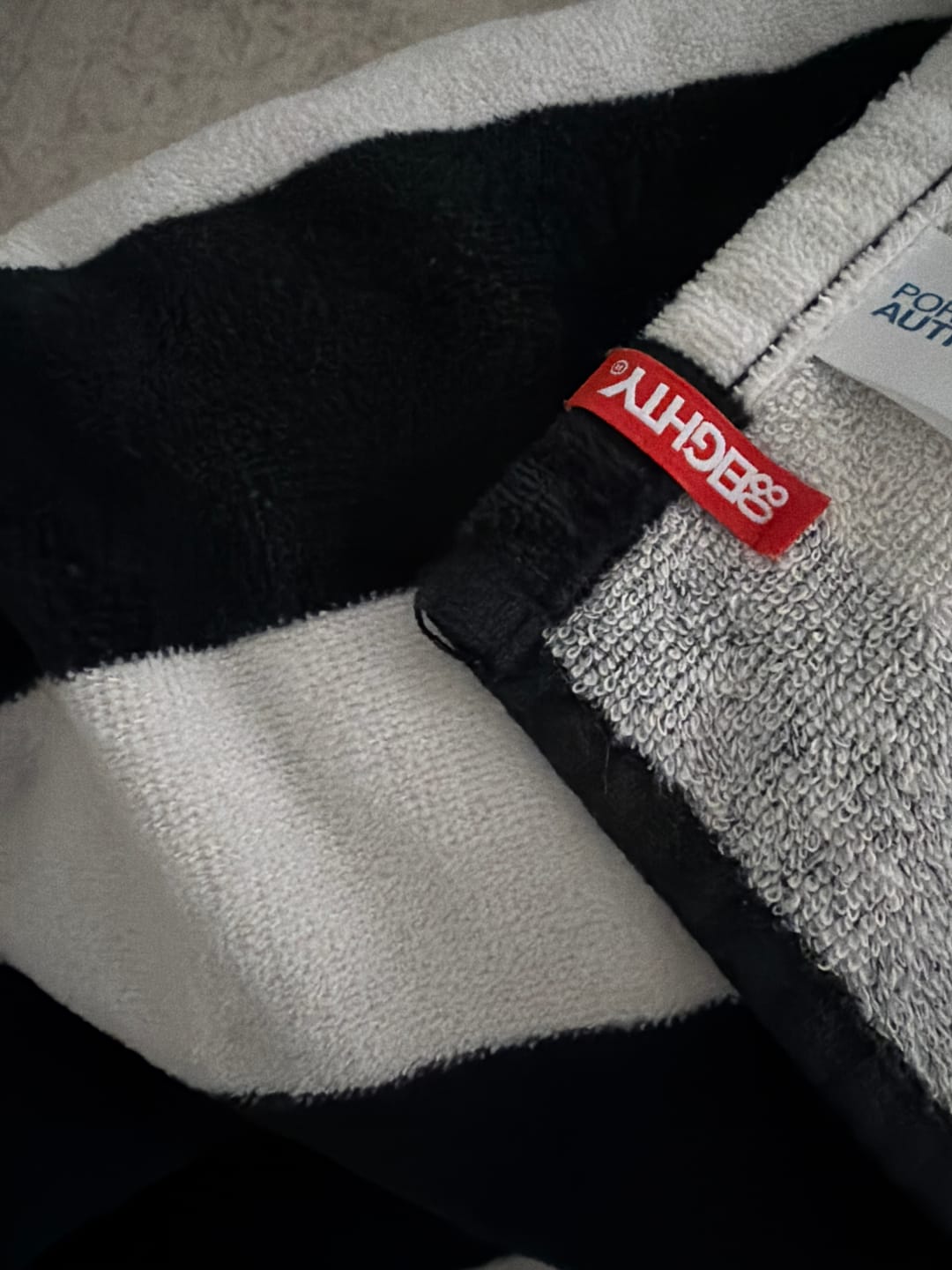 Customer photo review of 80Eighty® Stripe Beach Towel