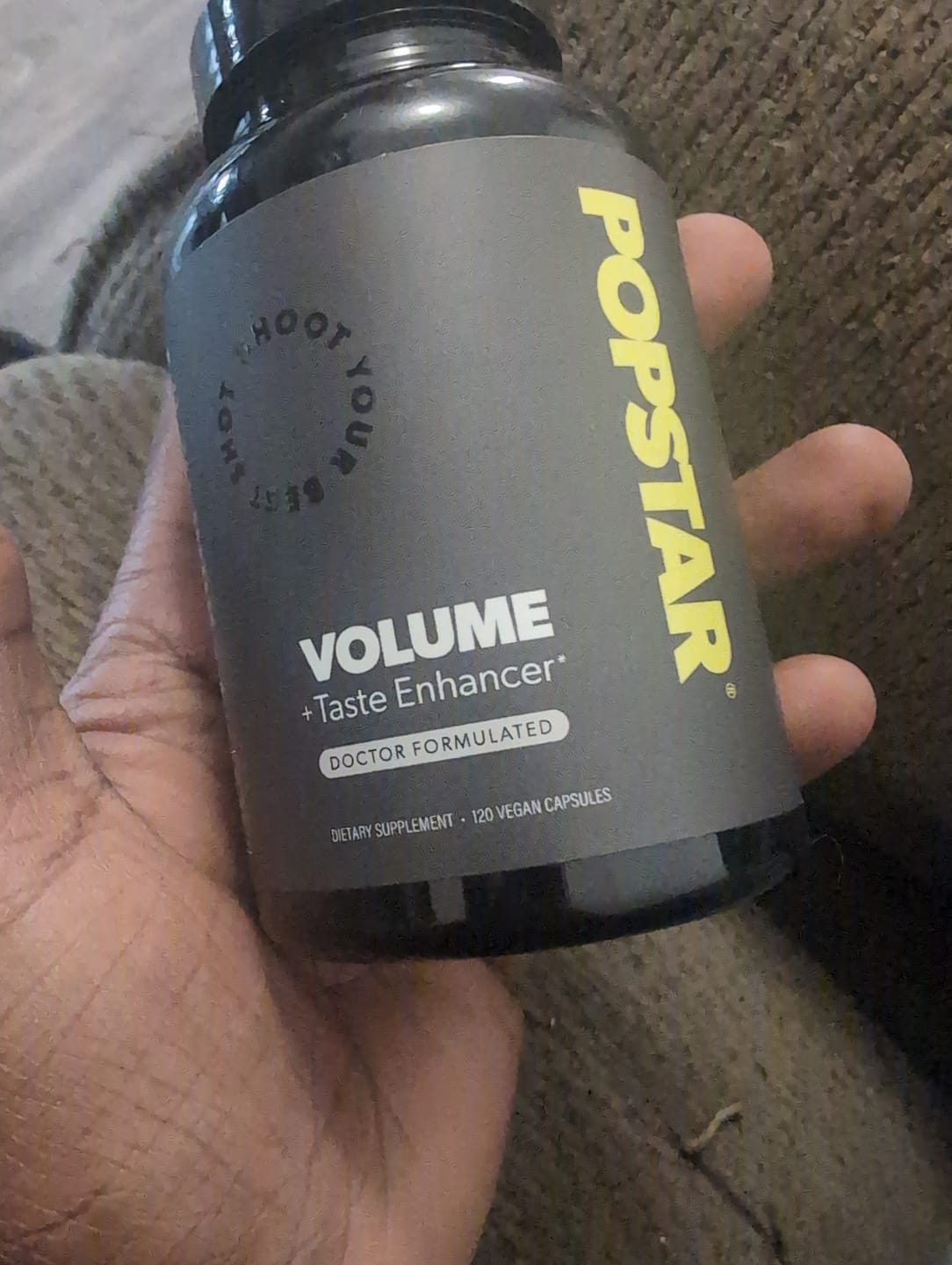 Customer photo review of Popstar Volume + Taste | 1 Month