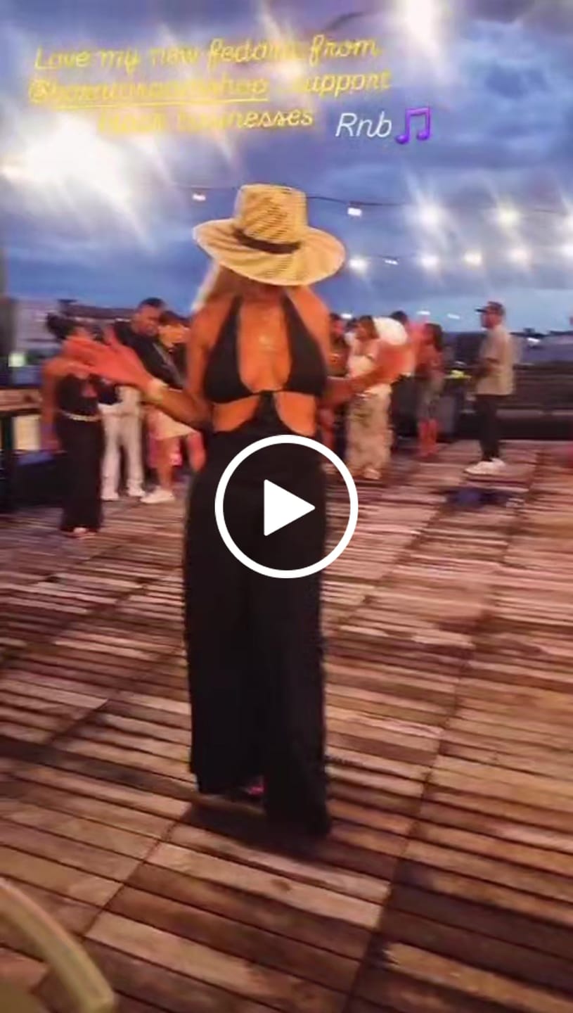 Customer video review of Rosewood Fedora Straw Hat