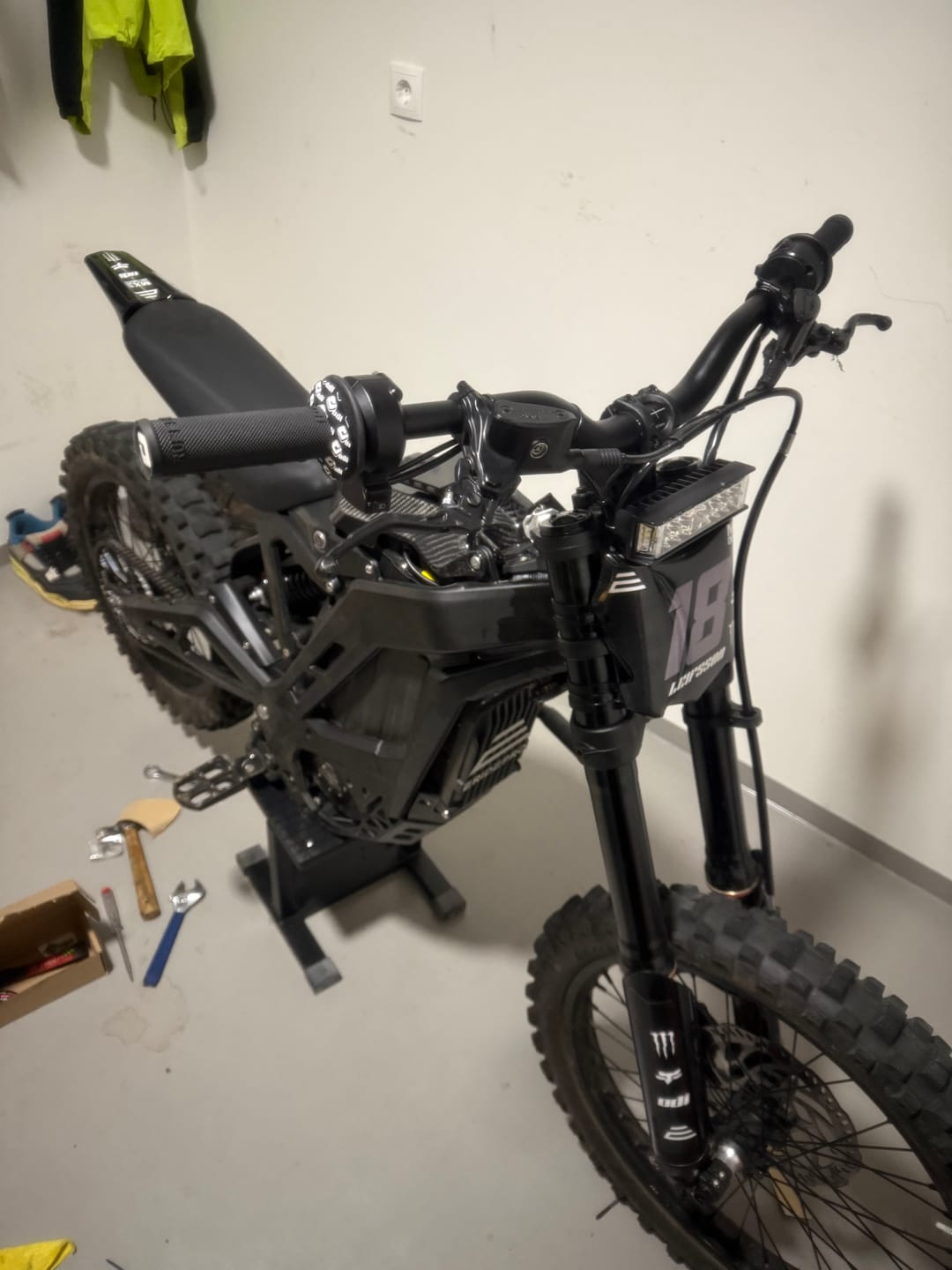 Customer photo review of Full Custom Fork Guard Decals