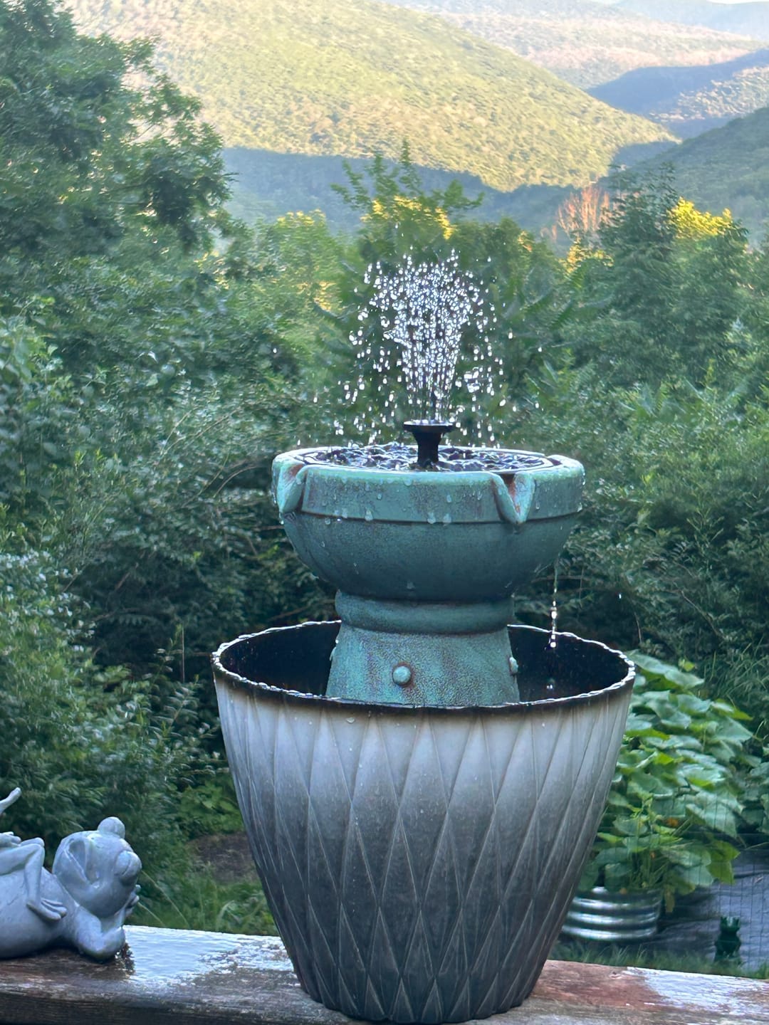Customer photo review of Trapani 8-Spout Fountain Tower