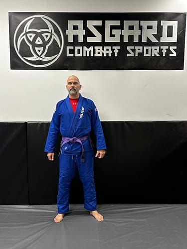 Customer photo review of Core Blue Brazilian Jiu Jitsu Mens BJJ Gi
