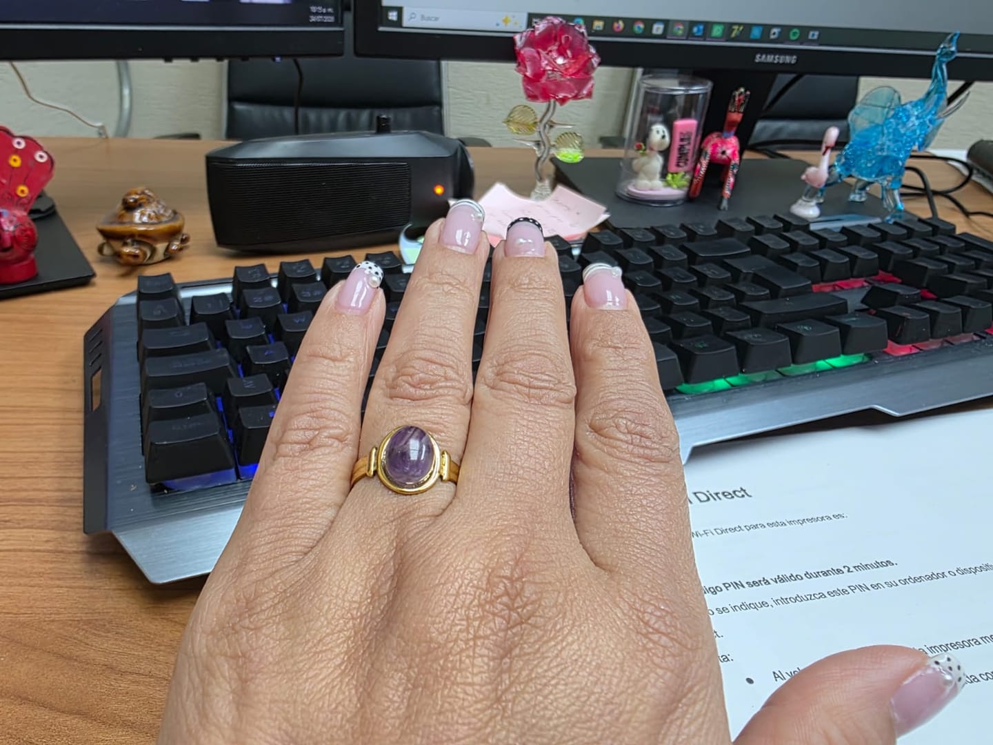 Customer photo review of Anillo Ajustable Prosperia