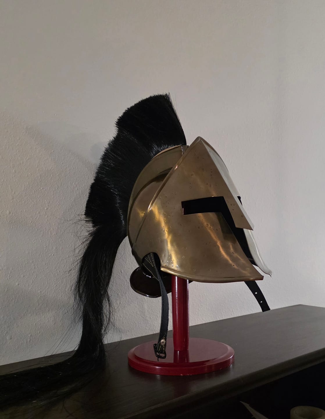 Customer photo review of The Great Spartan king Leonidas Helmet