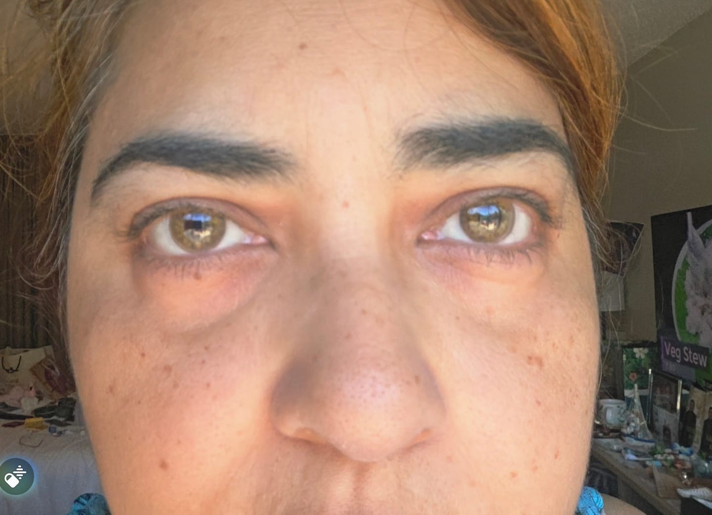 Customer photo review of Russia Brown Prescription Colored Contact Lenses