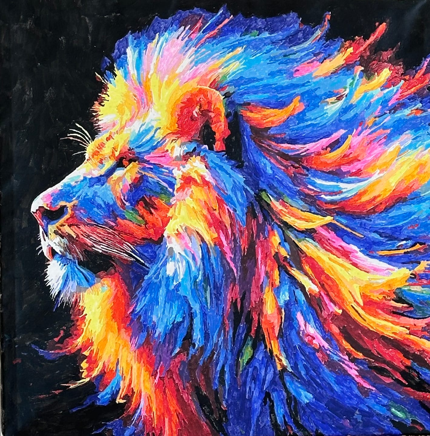 Customer photo review of Paint by Numbers - King's Splendor of Colors
