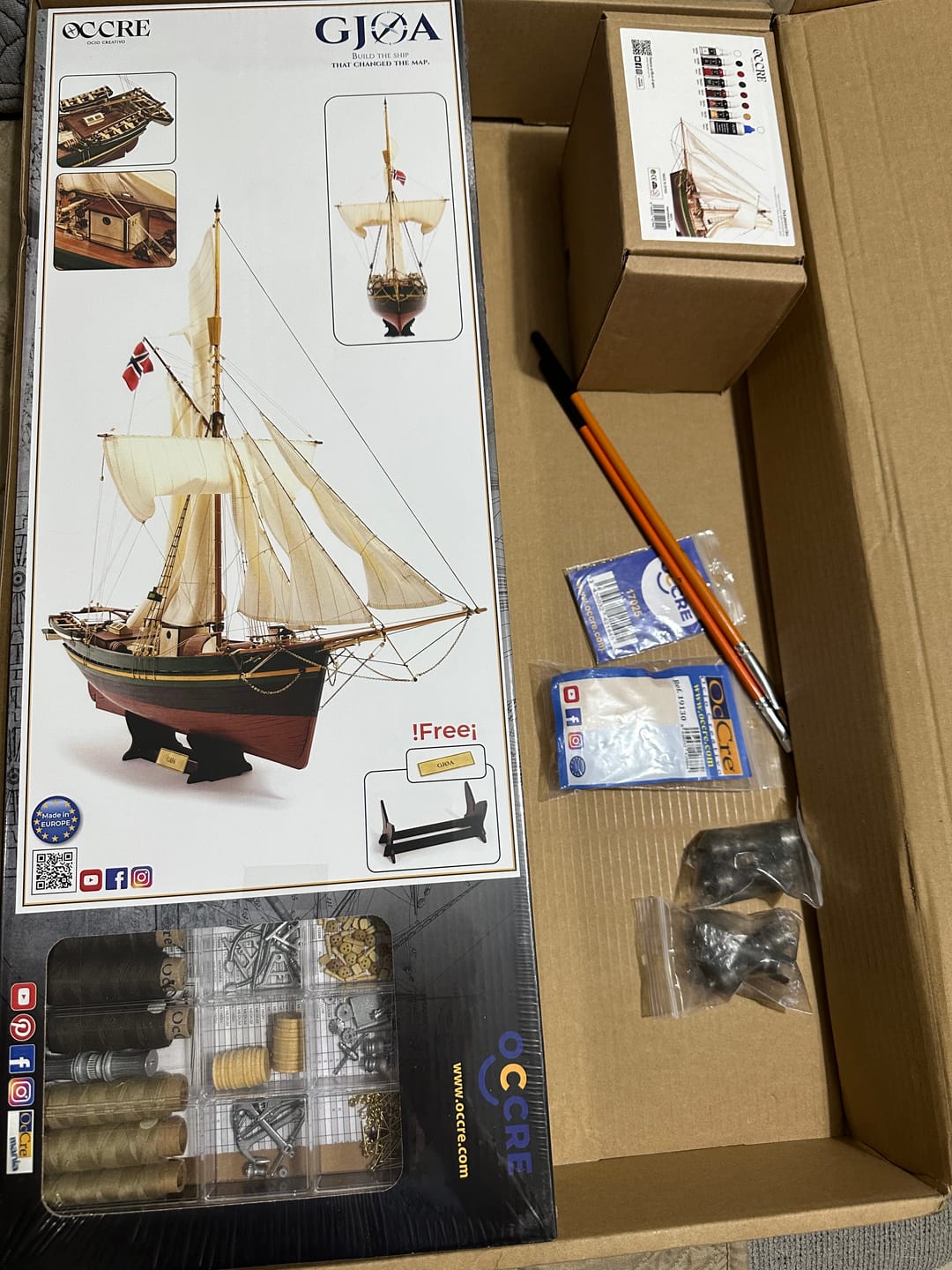 Customer photo review of Maqueta del Gjøa: barco de Amundsen a escala 1:45