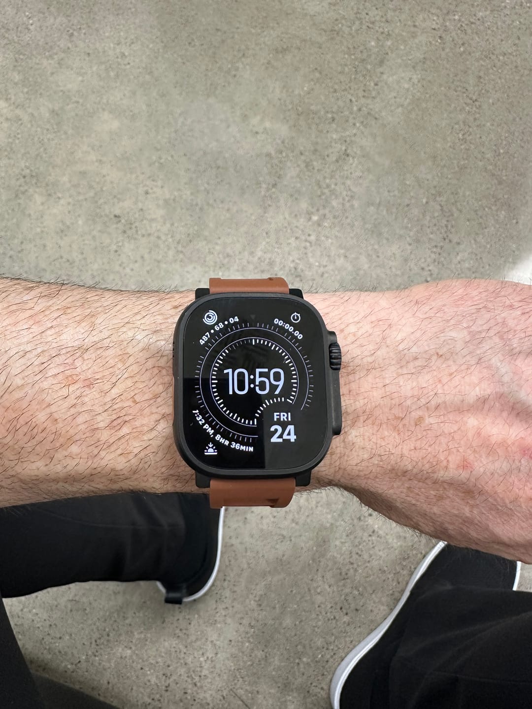 Customer photo review of Shark Gill Rubber Band - For Apple Watch ULTRA - BluShark Blue