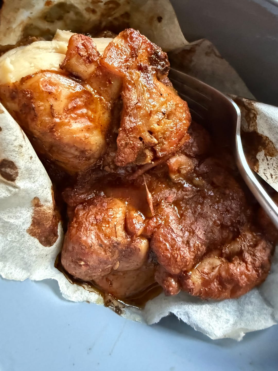 Customer photo review of RAW Chicken Chop - Fiery Sichuan Spice