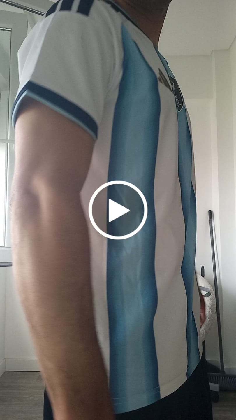 Customer video review of Camisola Seleção Argentina I 26/27