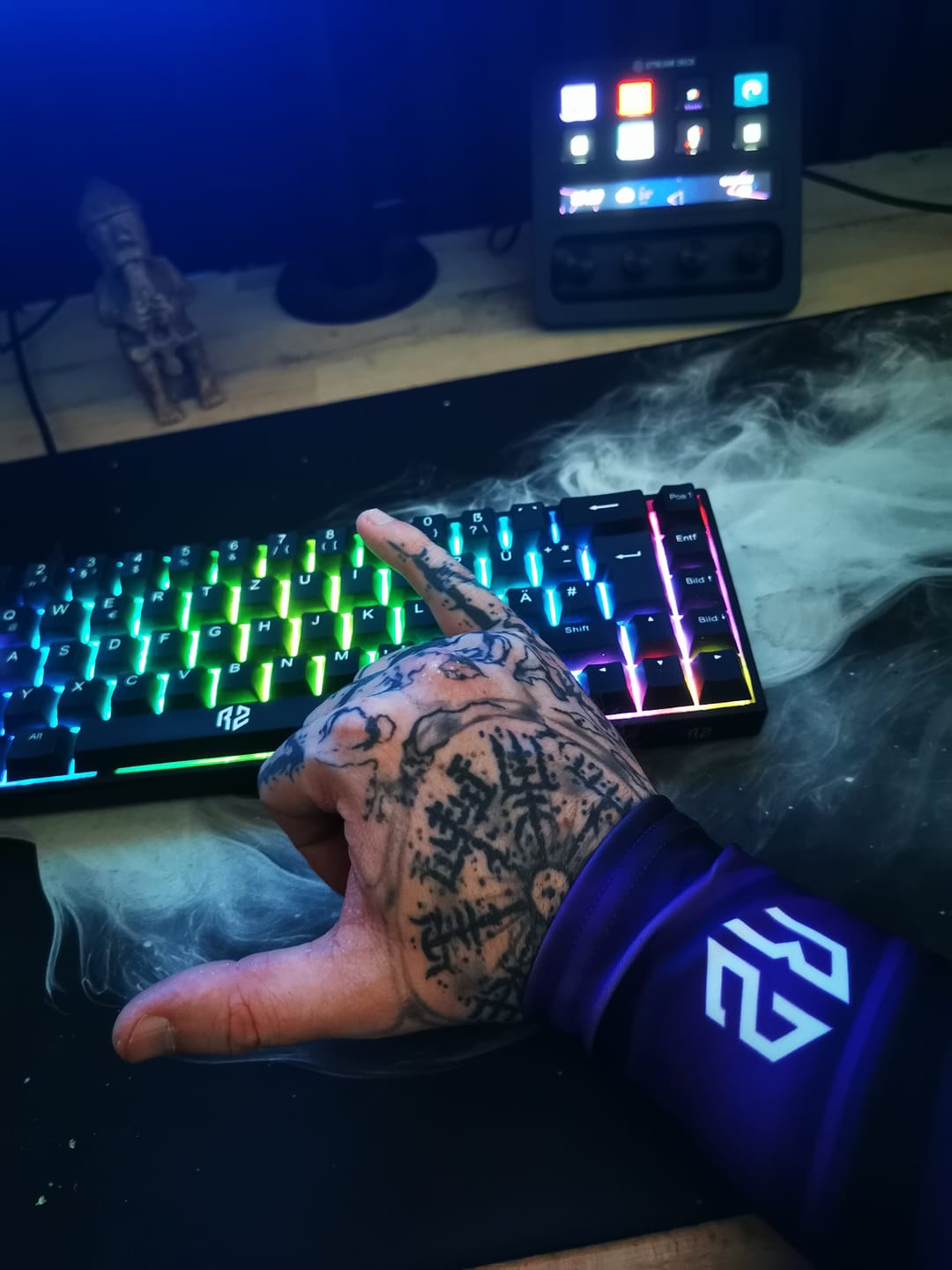 Customer photo review of RZ Arm Sleeve - Liquid Purple Edition