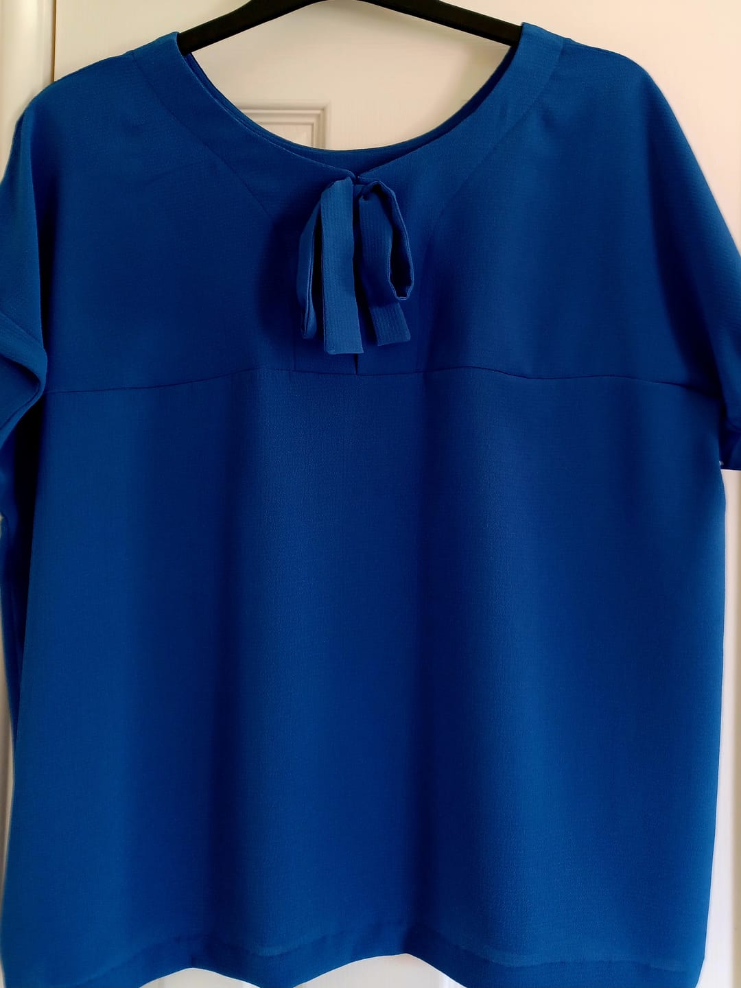 Customer photo review of Plain Bubble Crepe Fabric