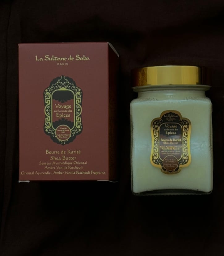 Customer photo review of Shea Butter - Ayurvedic Treatment - Amber Vanilla Patchouli Journey To The Spices Route