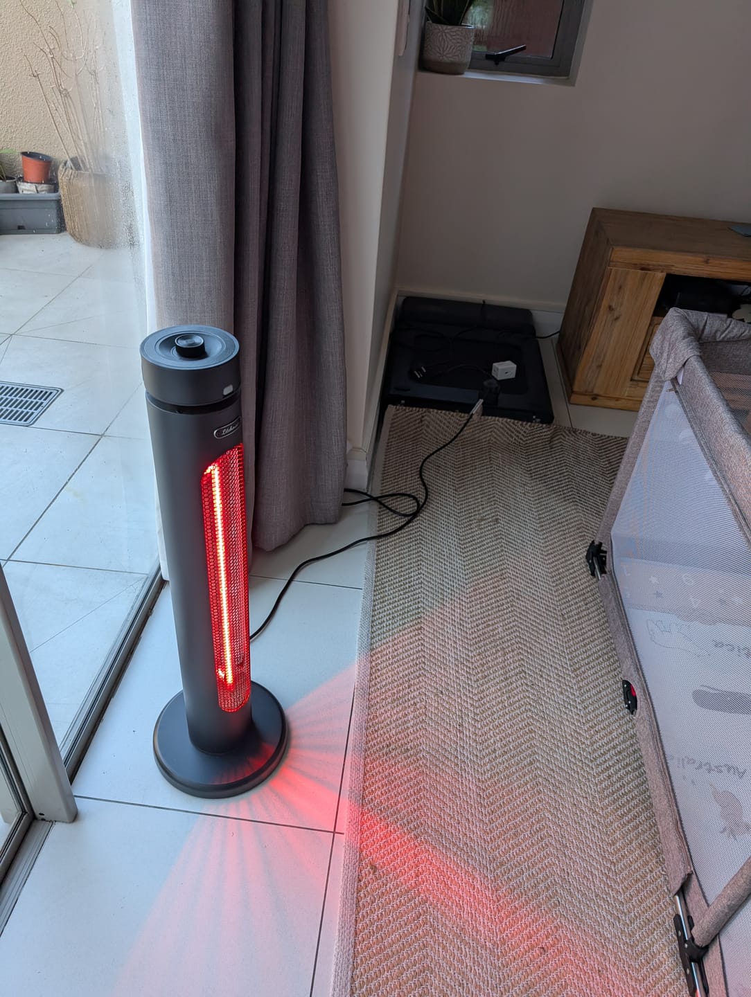 Customer photo review of Indoor & Outdoor Infrared Heater