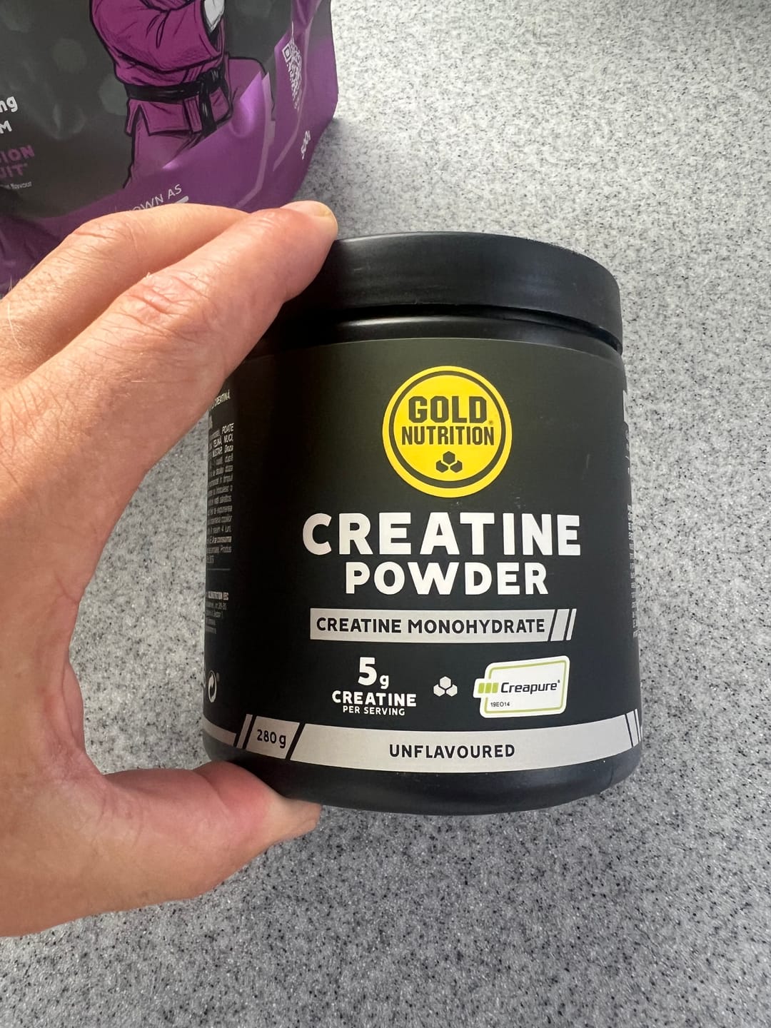 Customer photo review of Creatine Powder