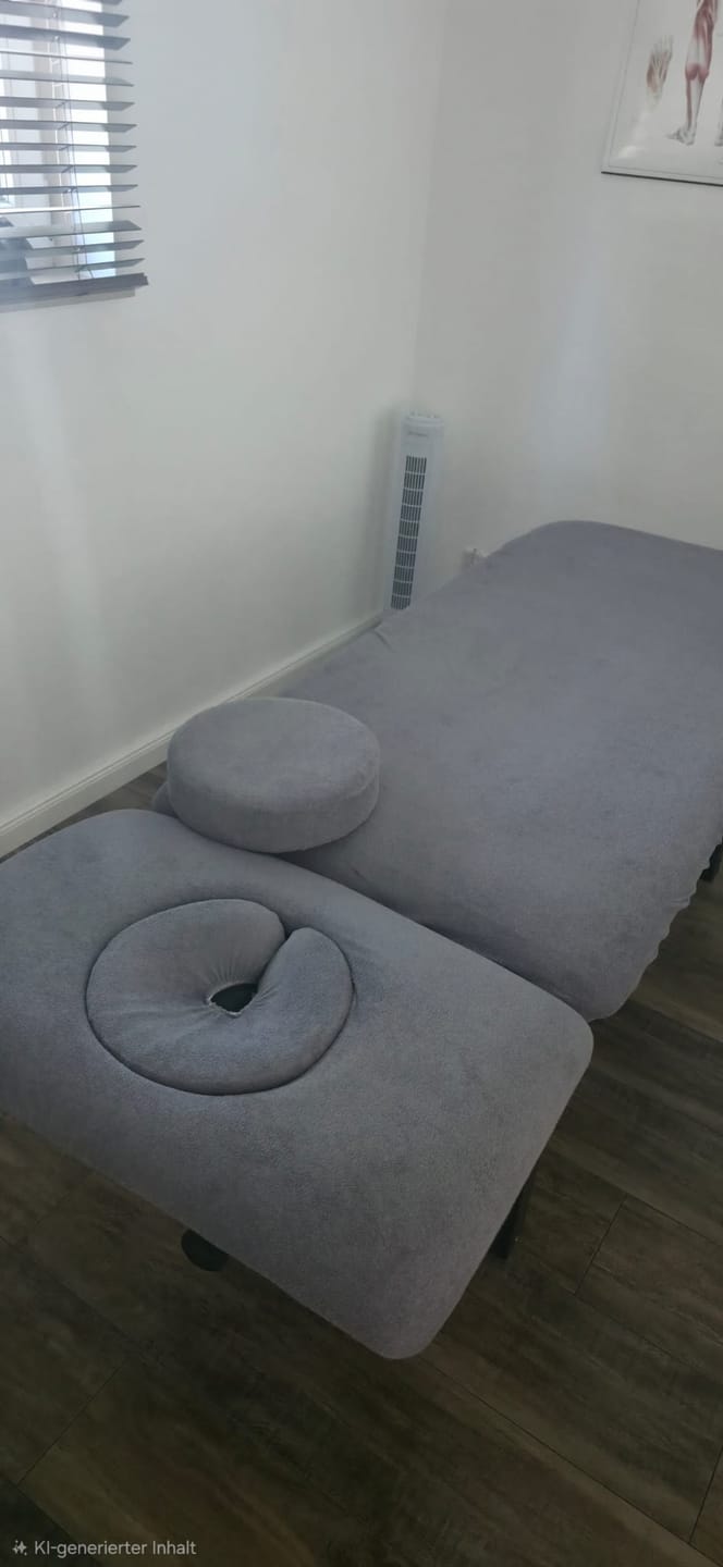 Customer photo review of Frottee Bezug für Therapieliegen Fortis 2 Ergo Grau