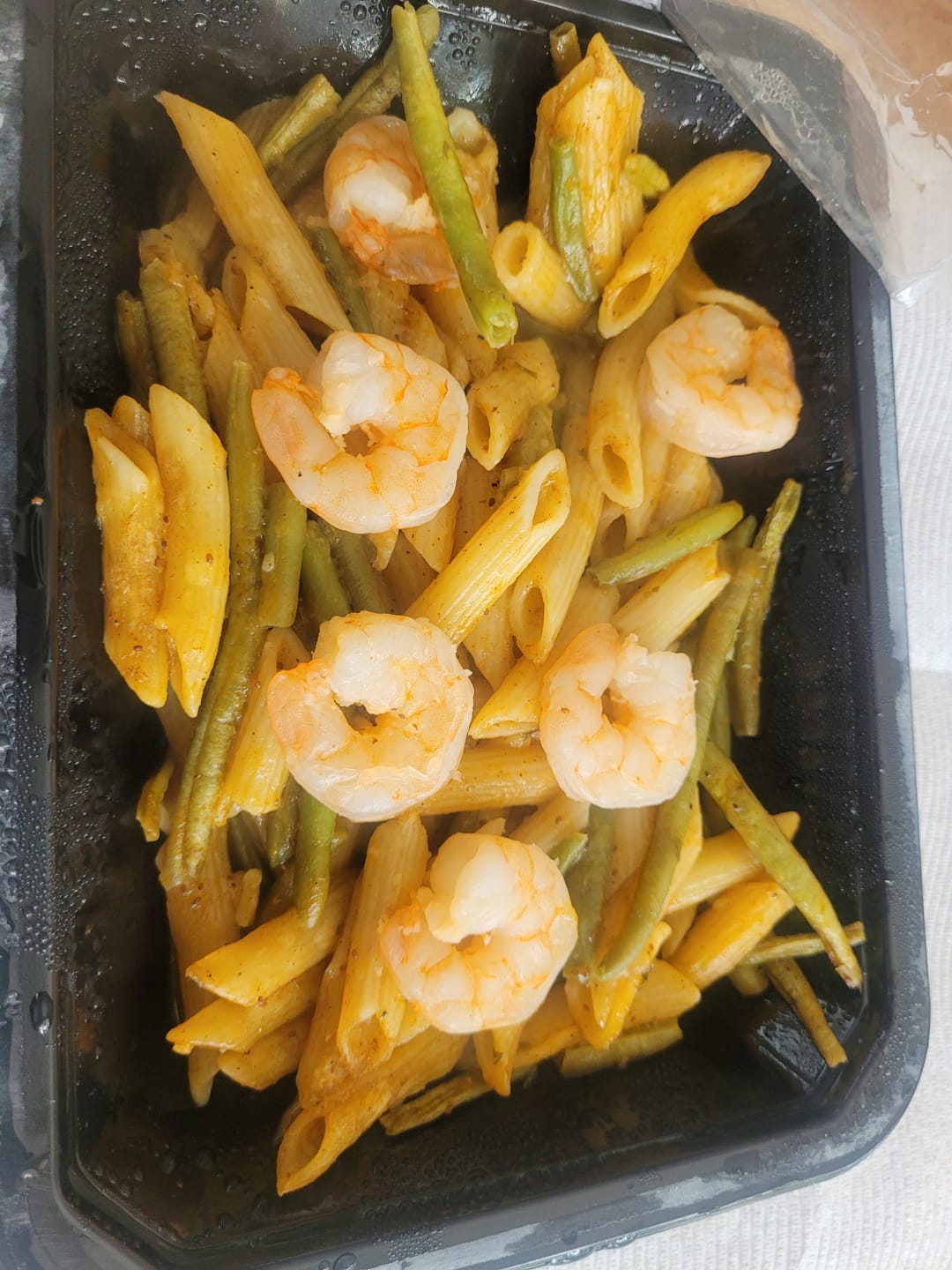 Customer photo review of Old Bay Shrimp Scampi