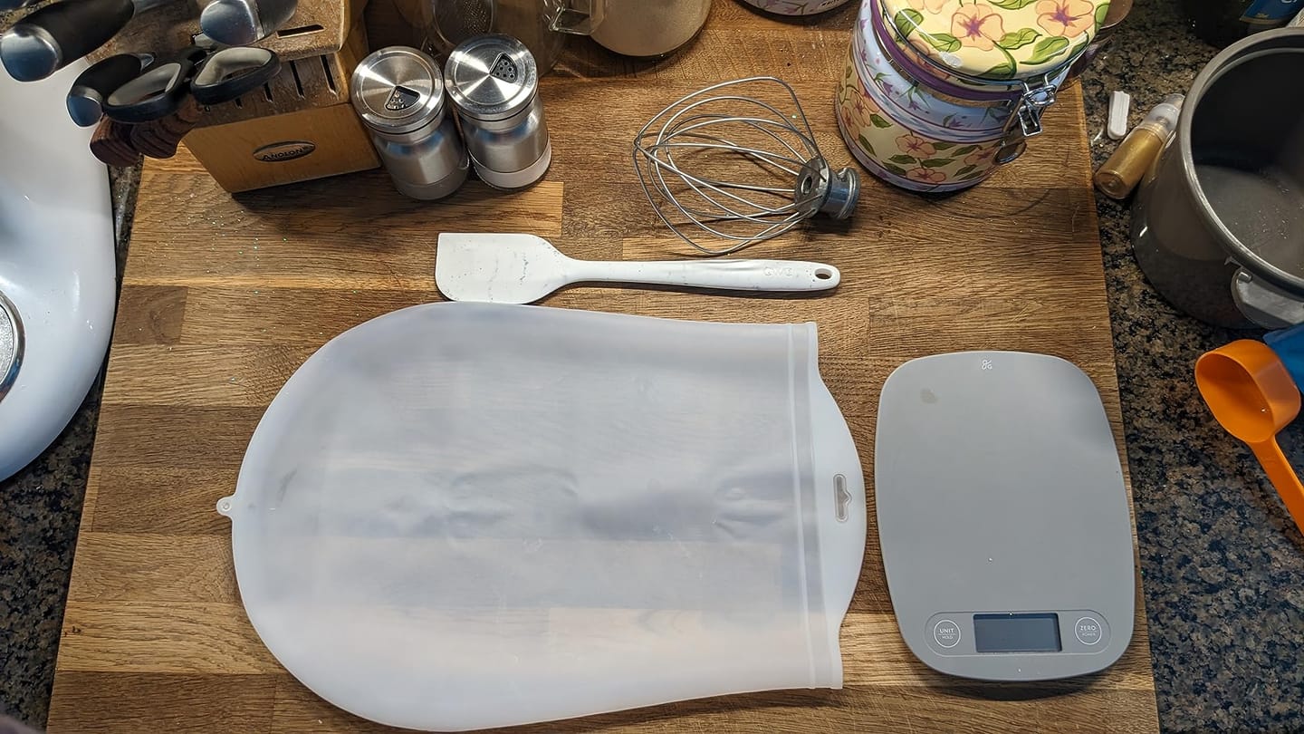Customer photo review of Mess-Free Silicon kneading Bag