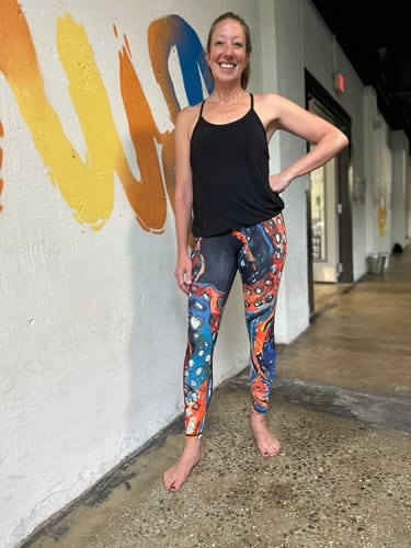 Customer photo review of There's an Octopus Climbing Up My Leg... Legging
