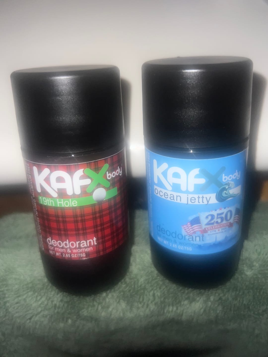 Customer photo review of Ocean Jetty Natural Deodorant – Clean, Fresh, Gender-Neutral Bestseller