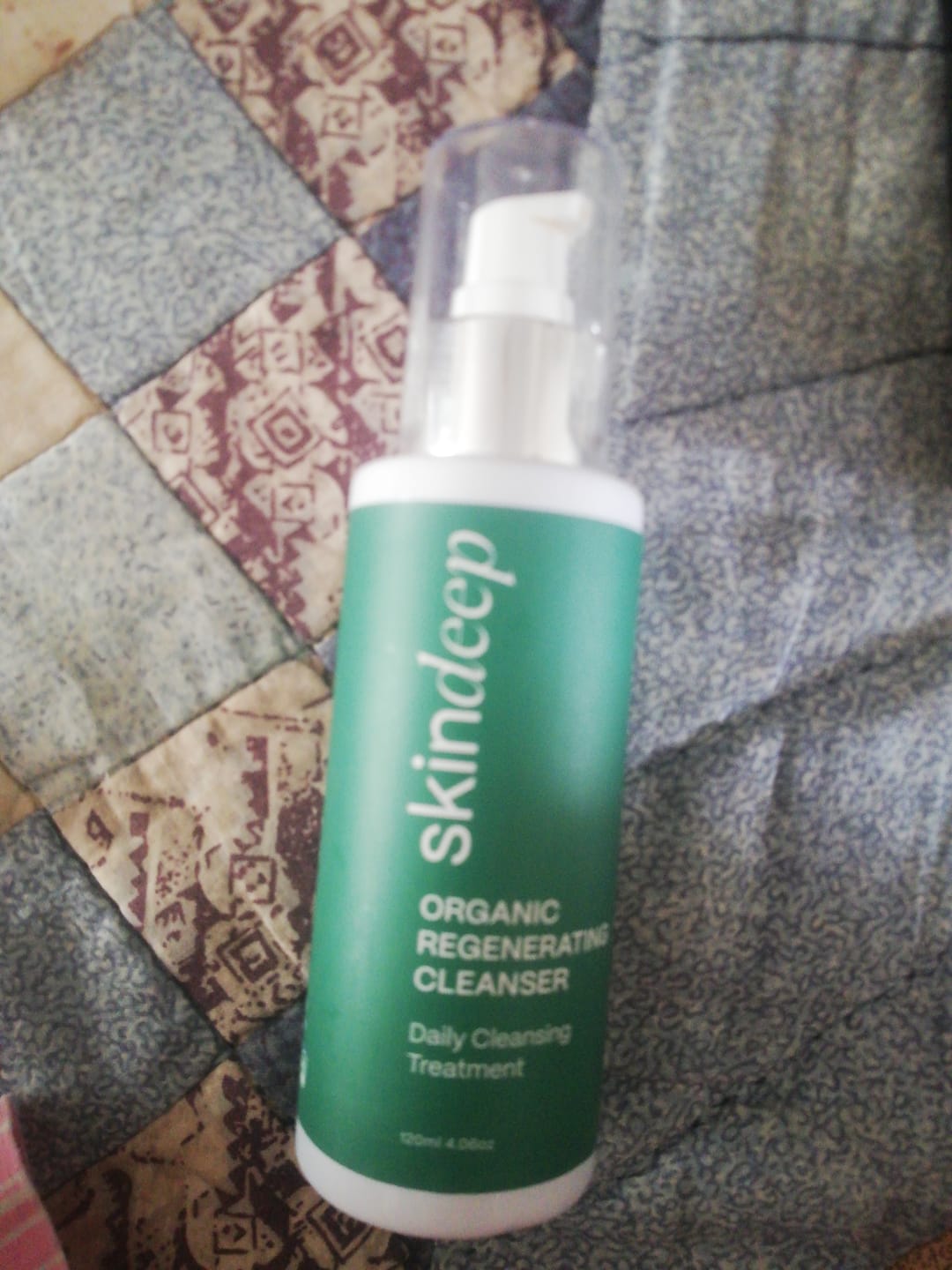 Customer photo review of ORGANIC REGENERATING FACE WASH - Daily Cleansing Treatment