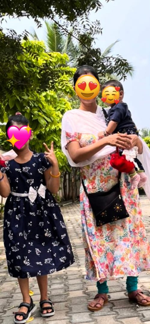 Customer photo review of Oh Butterfly Maternity Feeding Dress