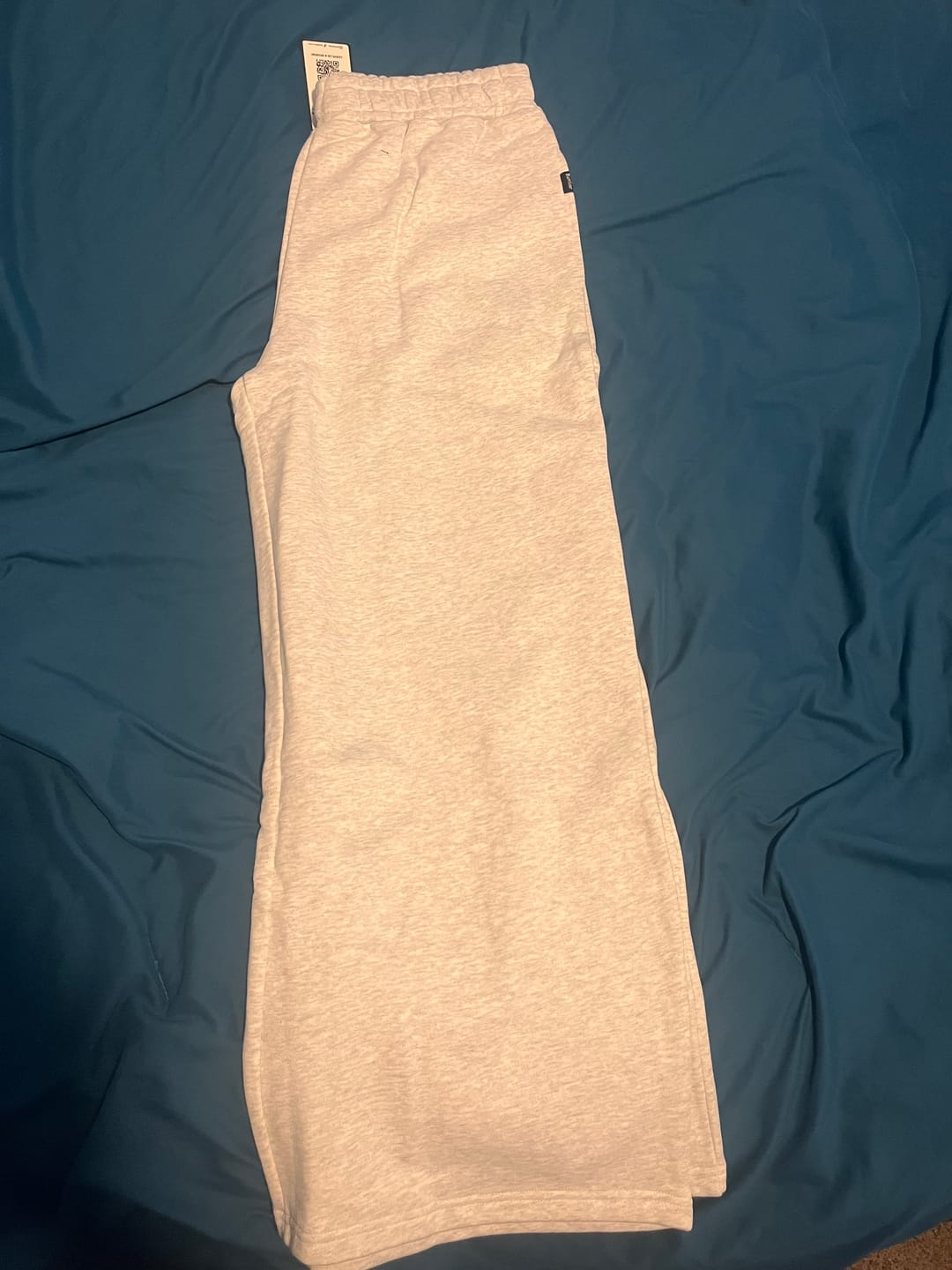 Customer photo review of Cloud Grey Baggy Sweatpants