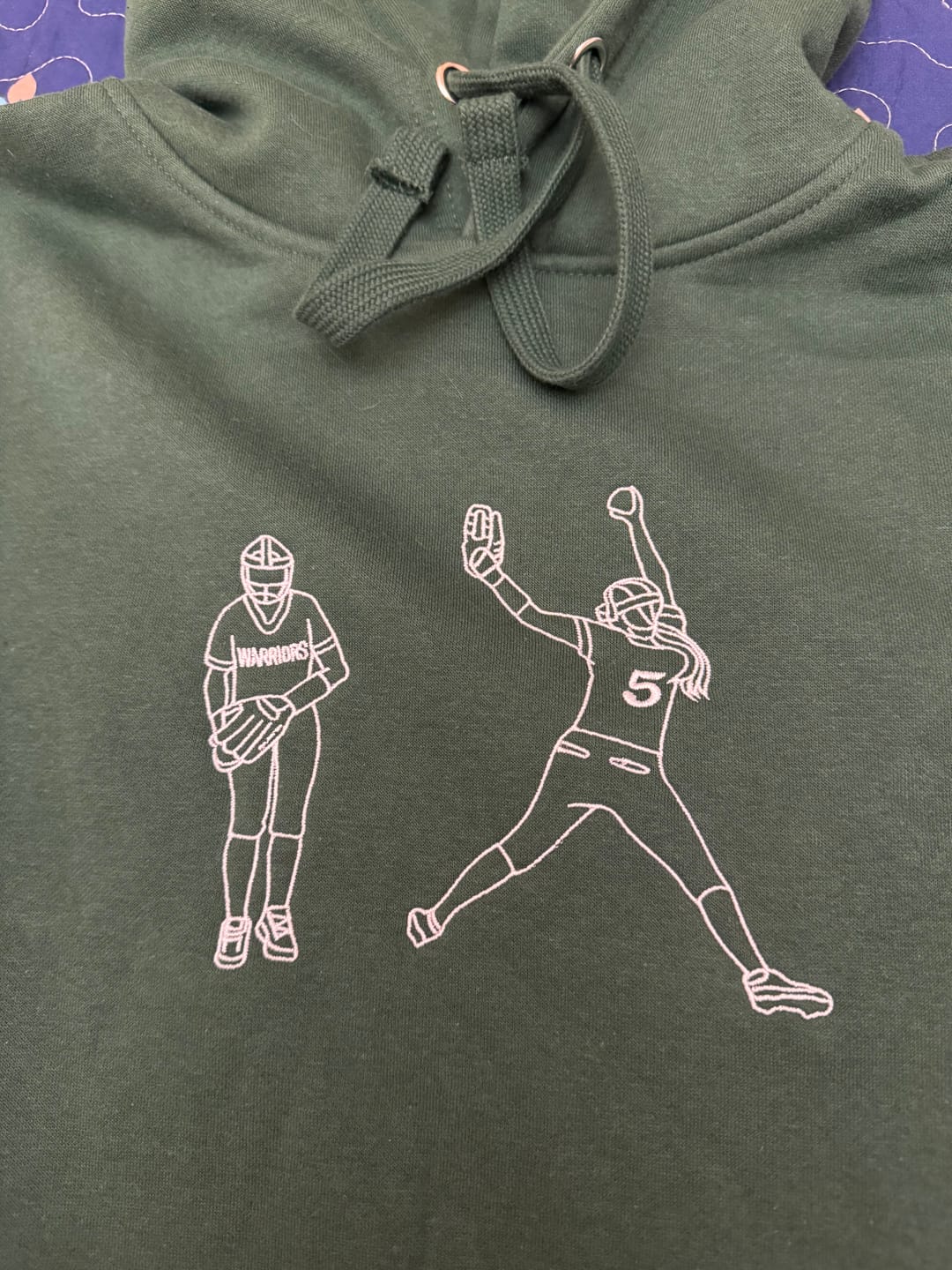 Customer photo review of Custom Sports Hoodie