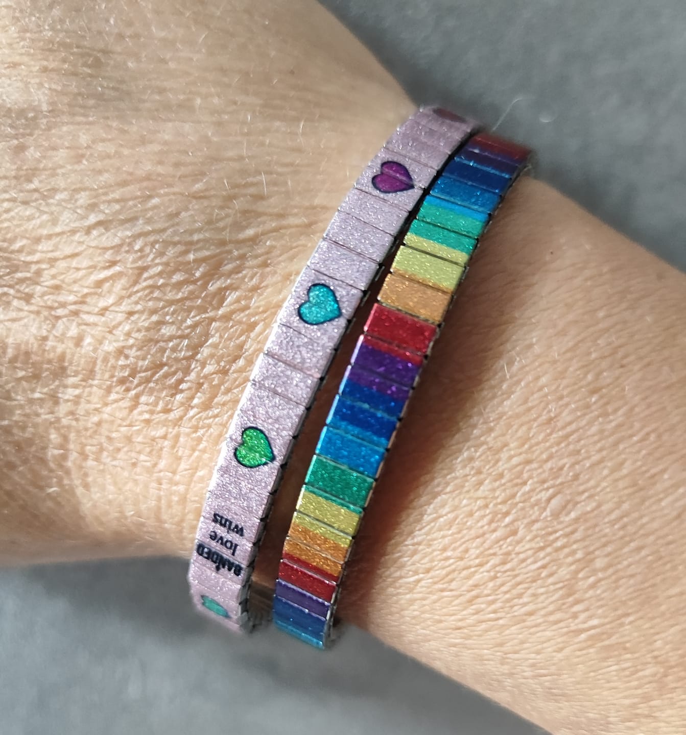 Customer photo review of Simplicity Stripes- Pride - 6mm - Metallic