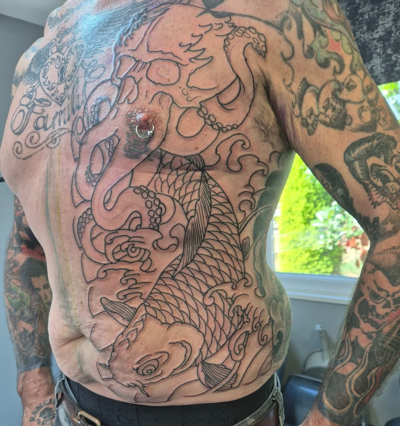 Customer photo review of XL Signature Tattoo Numbing Cream