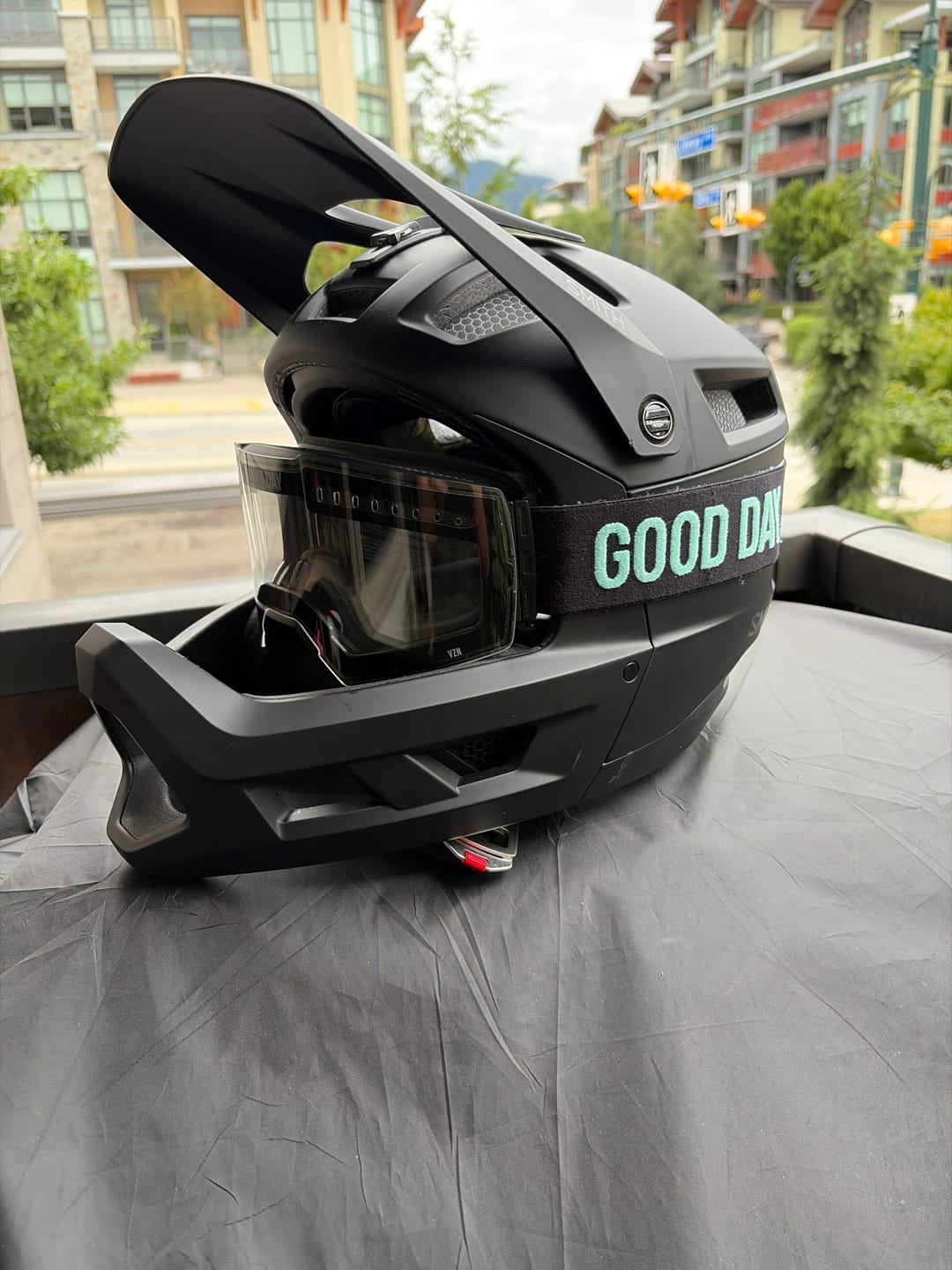 Customer photo review of The Valorie Moto/MTB Goggle - Clear Lens