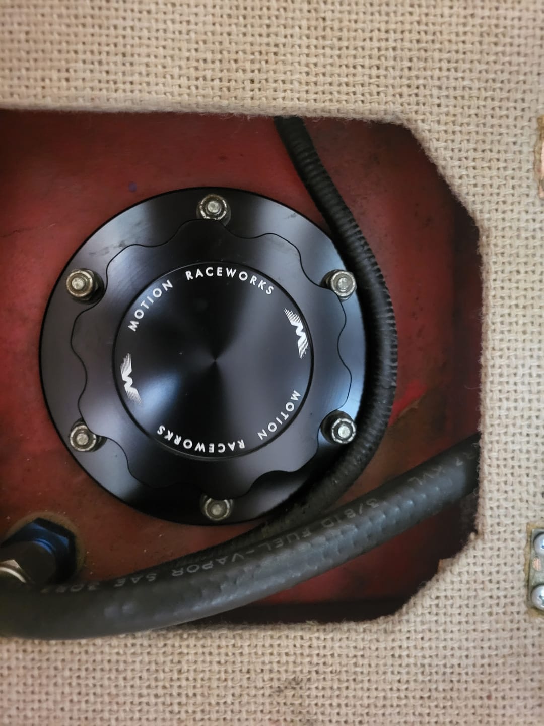Customer photo review of Motion Billet Fuel Cap (Screw on) 6 bolt w/ Seal and Hardware 27-140