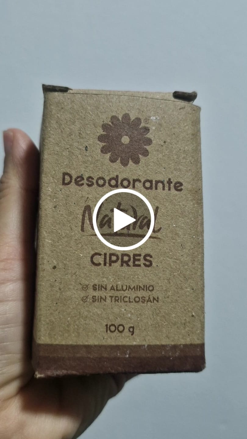 Customer video review of Desodorante natural Gaia sin aluminio