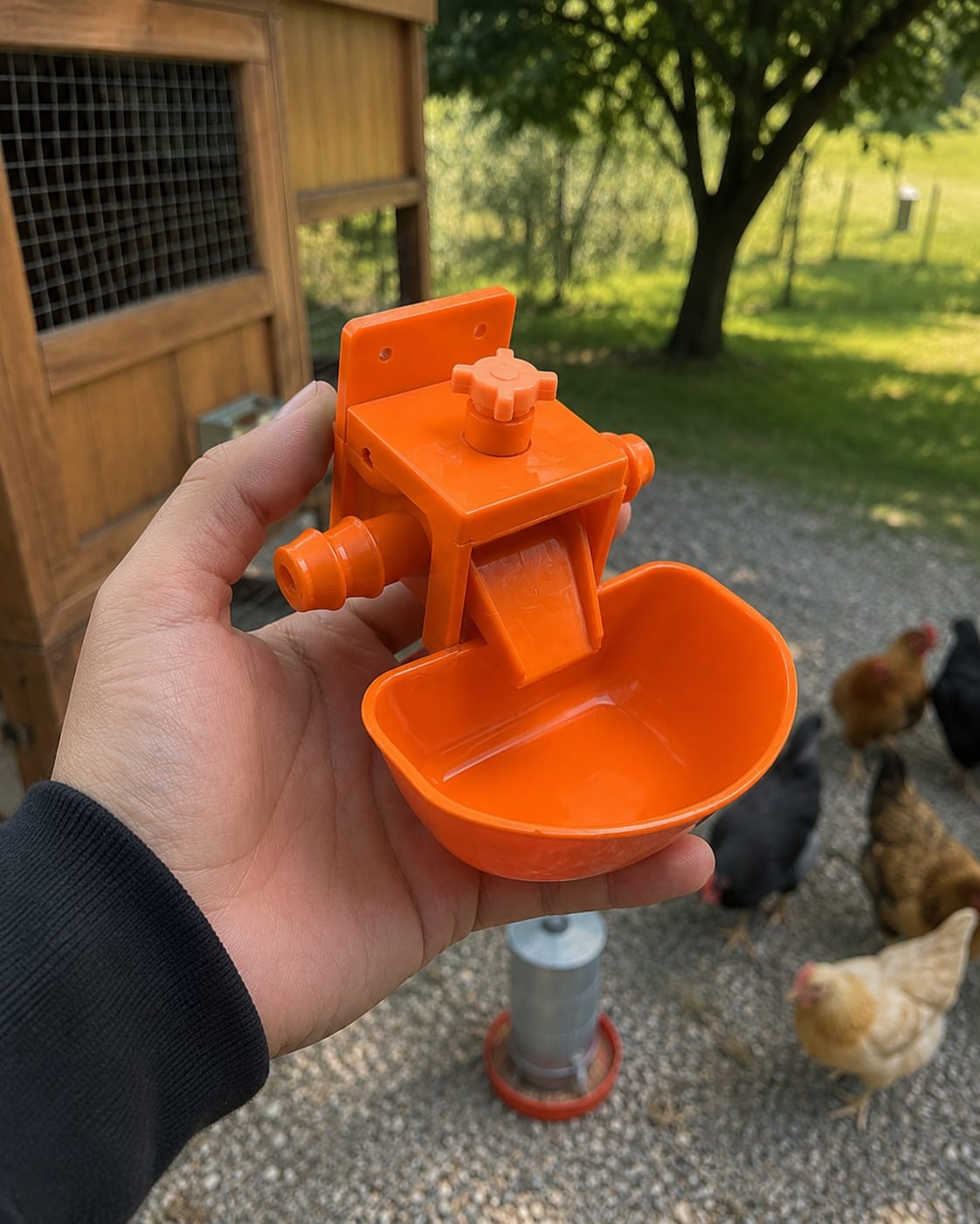 Customer photo review of Otomatik Akıllı Kümes Hayvanı Suluk Sistemi