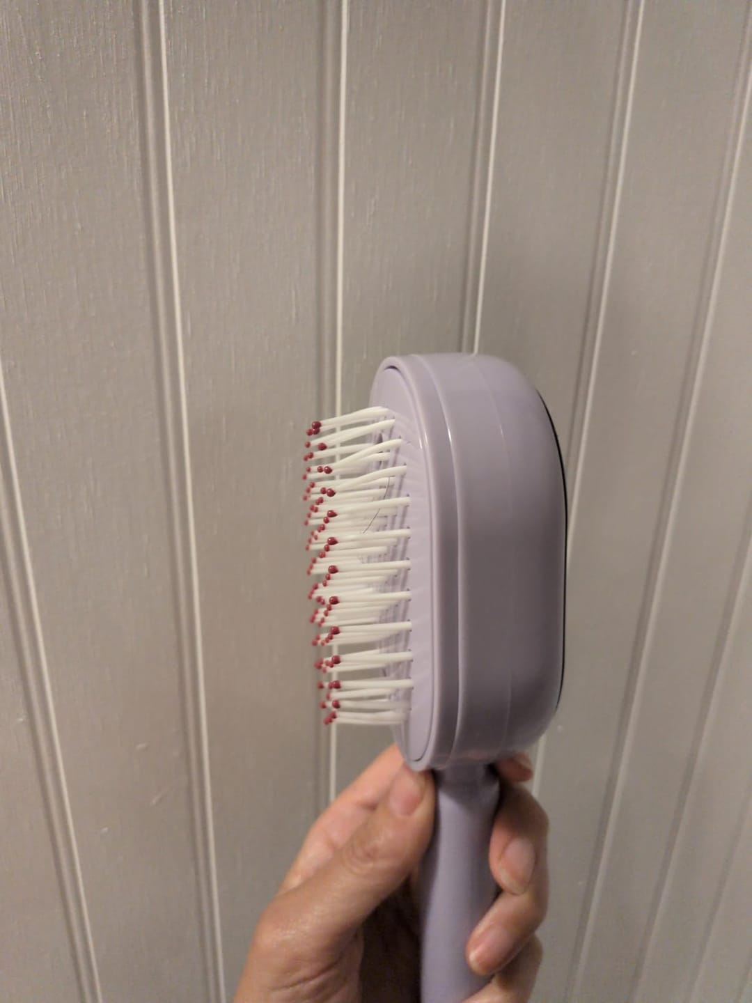 Customer photo review of Electric Steam Brush for Hair