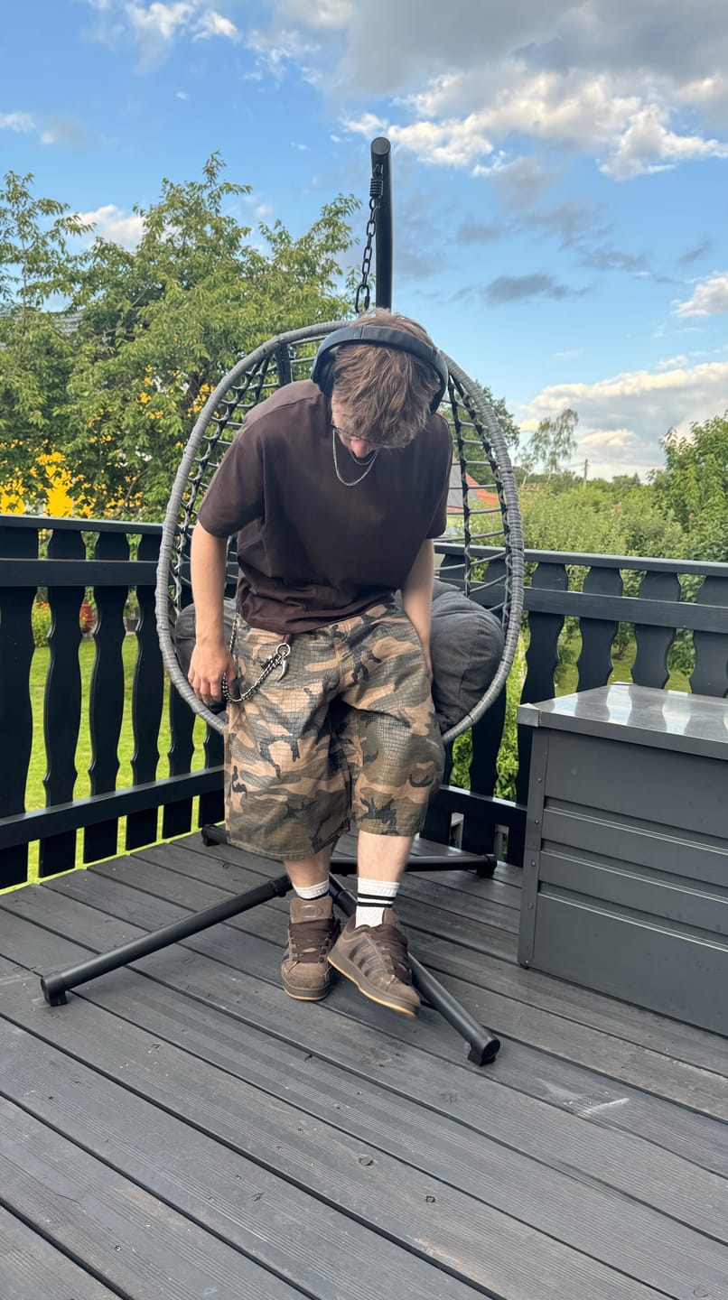 Customer photo review of Reptile Camo Shorts