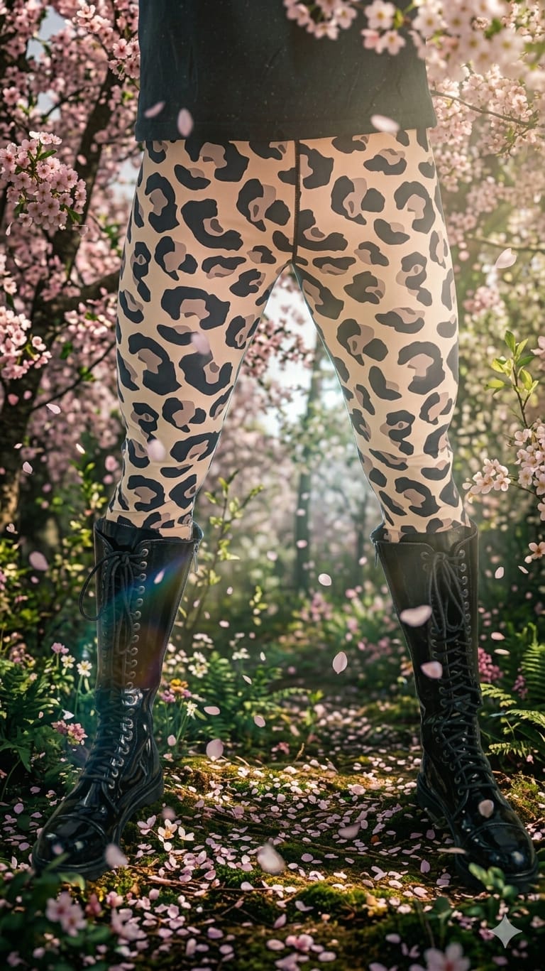 Customer photo review of LEOPARD SPATS
