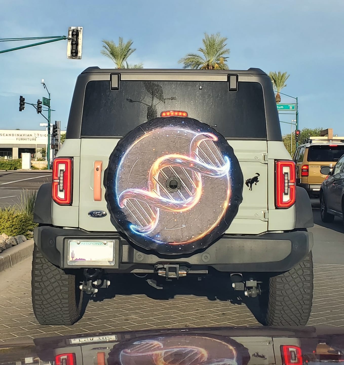 Customer photo review of CUSTOM DESIGN Tire Cover
