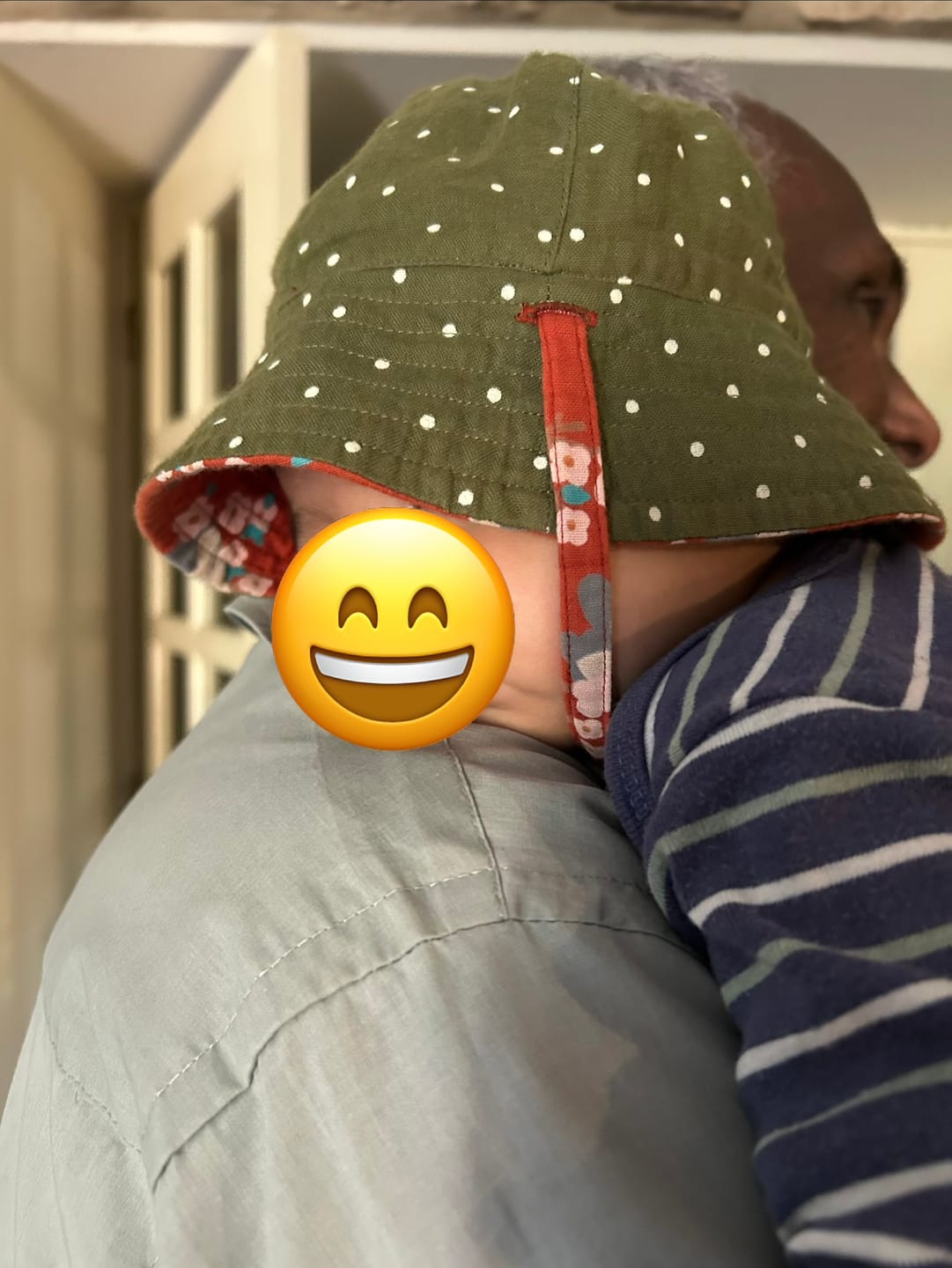 Customer photo review of Little Rabbits Reversible Sunhat