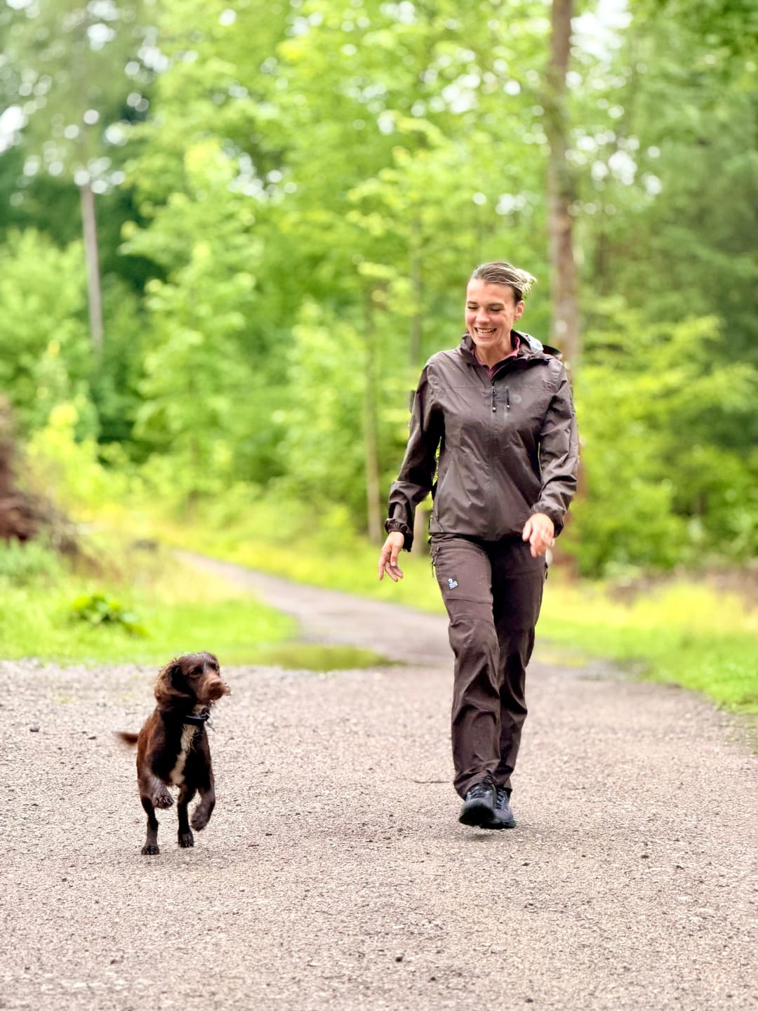 Customer photo review of FeelFree Ultralight Rain Jacket I Bison I Wilma