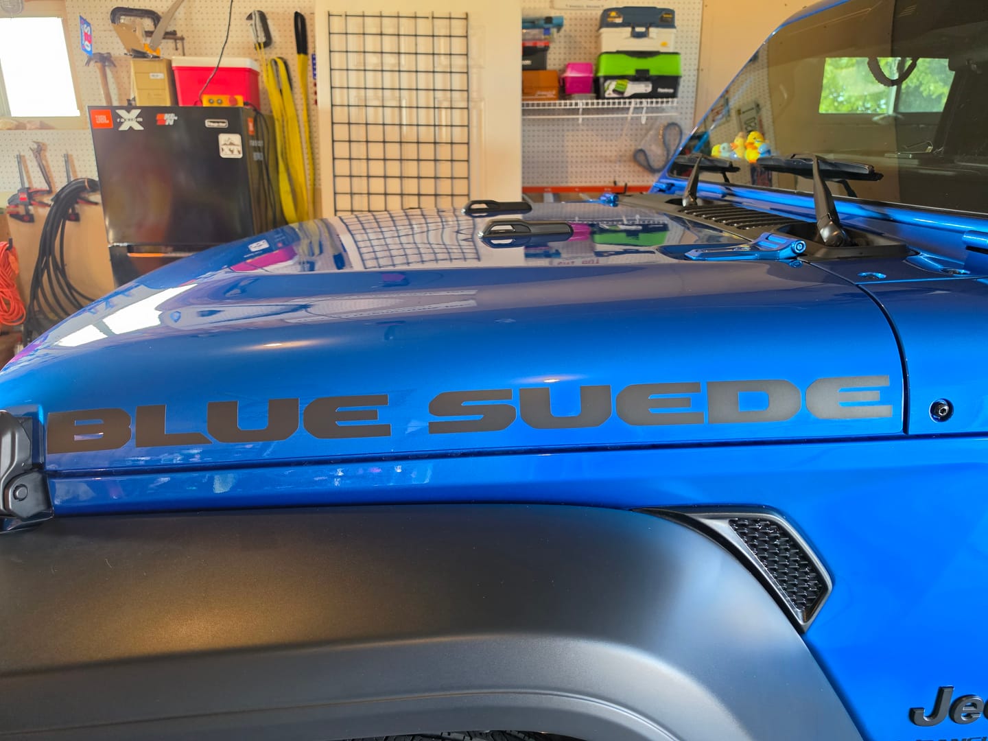 Customer photo review of Custom Hood Lettering | Set of 2