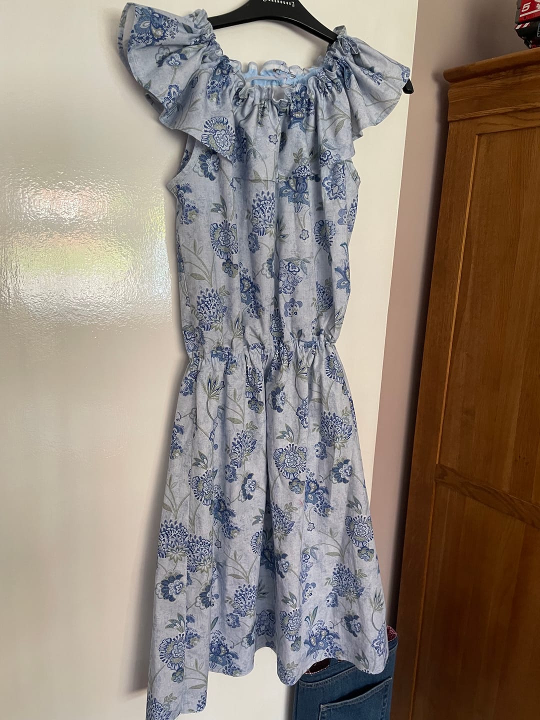 Customer photo review of Heritage Elegance Rose & Hubble Cotton Poplin Fabric