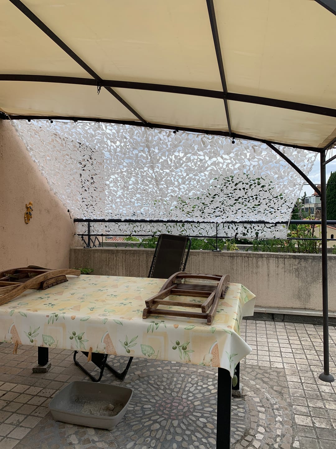 Customer photo review of Filet de camouflage renforcé blanc