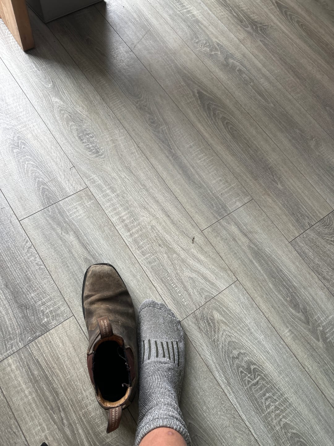 Customer photo review of Premium Alpaca Wool Socks