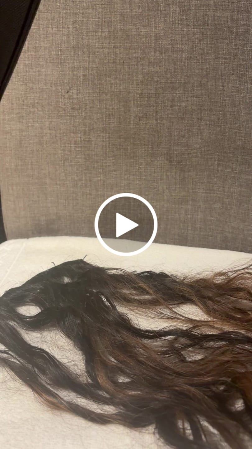 Customer video review of Raw Indian Loose Curly Hair