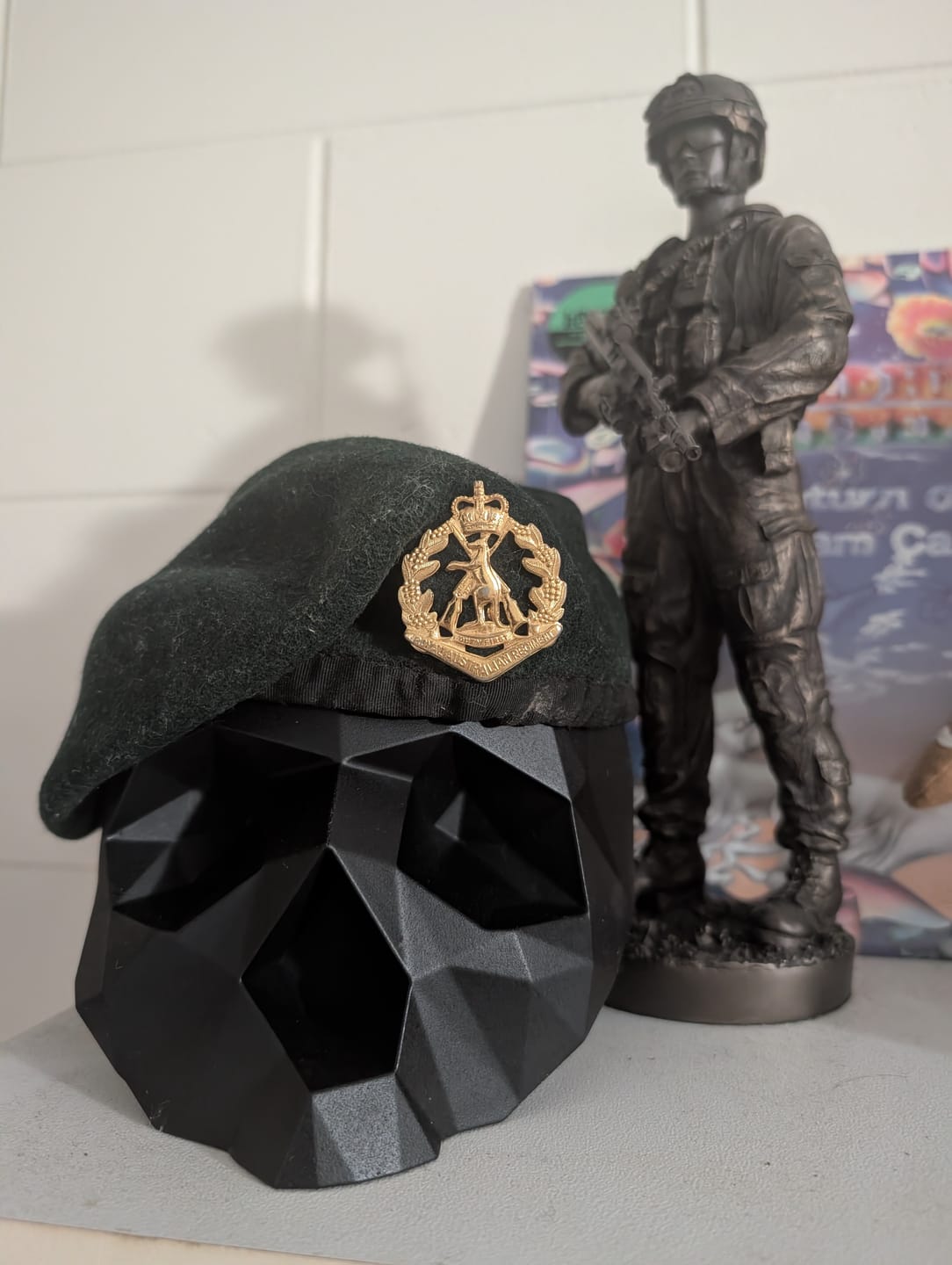Customer photo review of Black Skull Stand