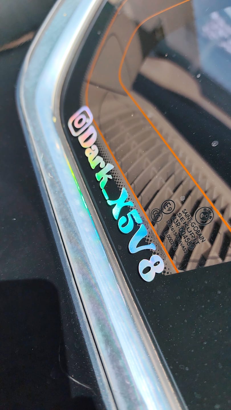 Customer photo review of Sticker personnalisé Instagram