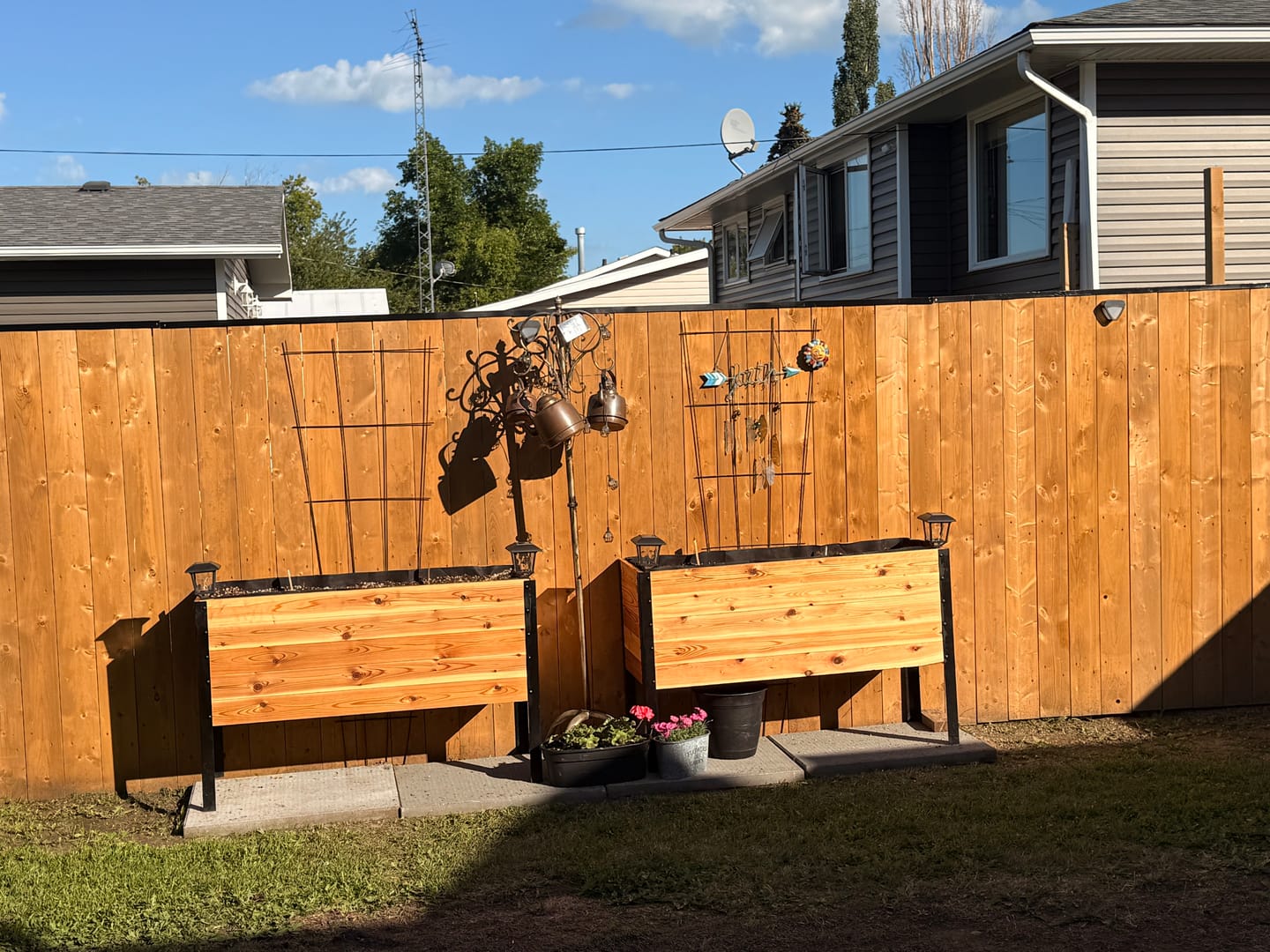 Customer photo review of 18" x 48" Raised Garden Bed - 30" TALL / Garden Grade