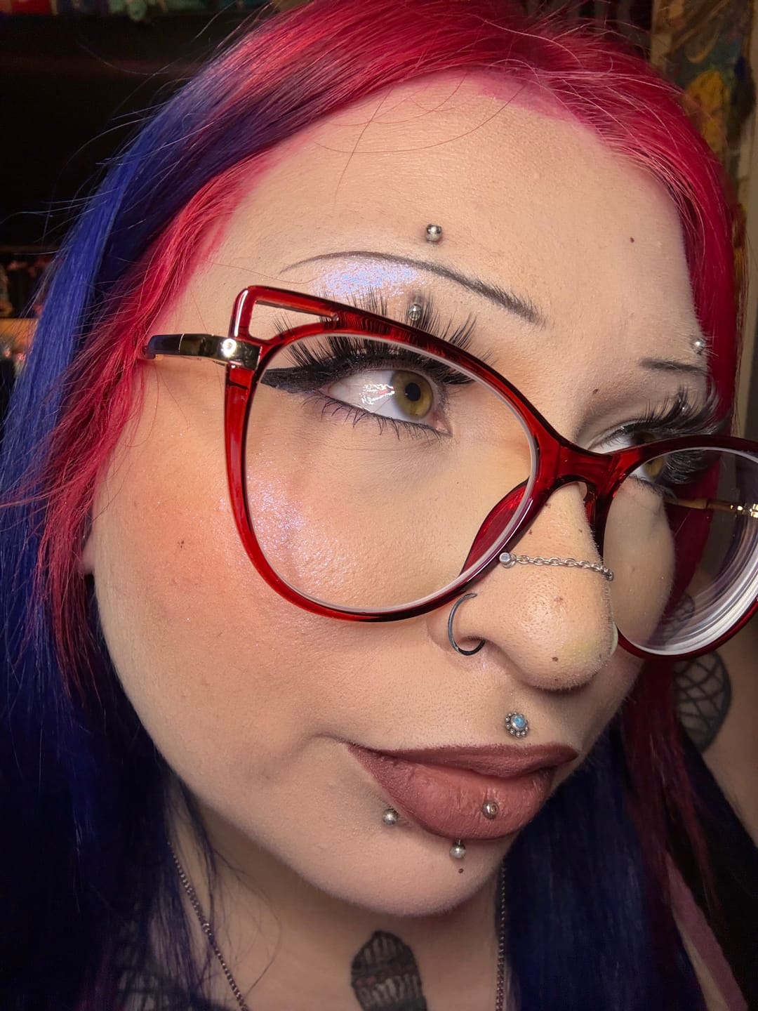 Customer photo review of Camryn Eyeglasses