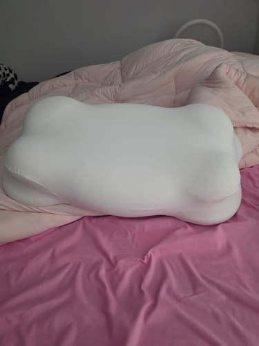 Customer photo review of Cloudii Comfort Align Pillow